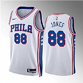Men's Philadelphia 76ers #88 Kai Jones White Association Edition Stitched Jersey Dzhi,baseball caps,new era cap wholesale,wholesale hats